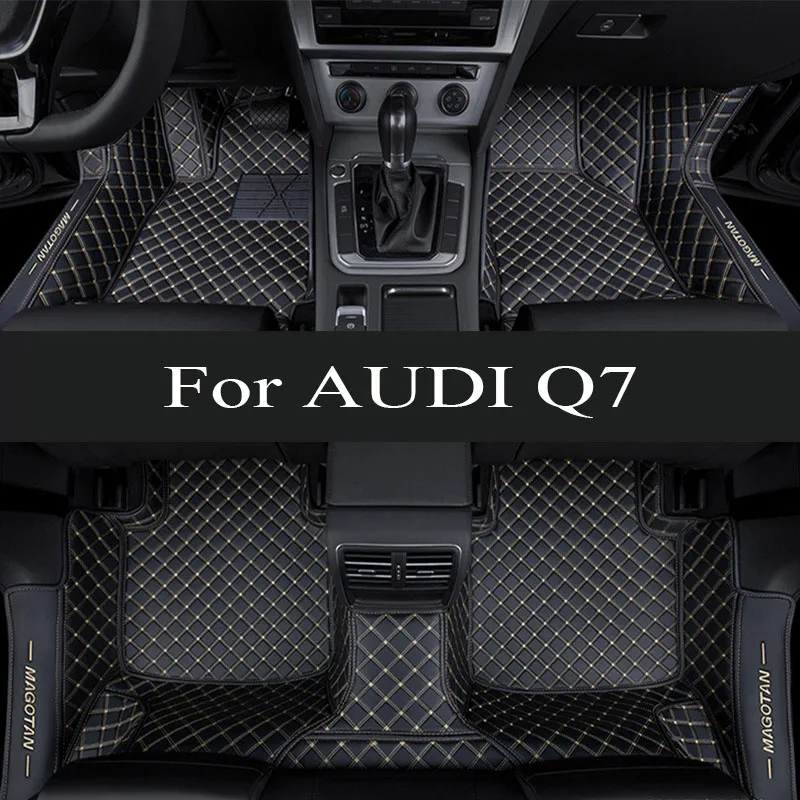 

Car floor mats for AUDI Q7 (Five Seats) 2016 2017 2018 2019 Custom auto foot Pads automobile carpet cover interior trunk mat