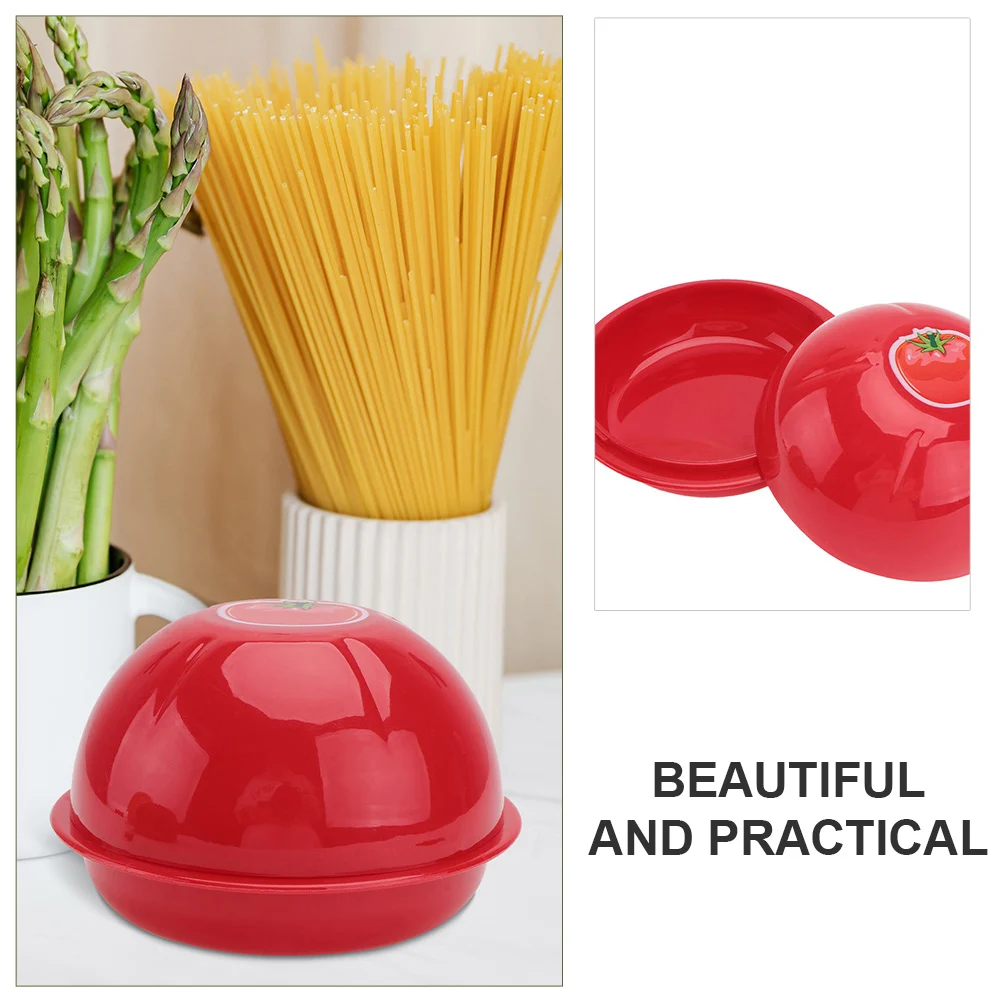 

4pcs Fresh Sealing Box Crisper Vegetable Keeper Food Container Fridge Storage Plastic Lid Easy Clean Environmental