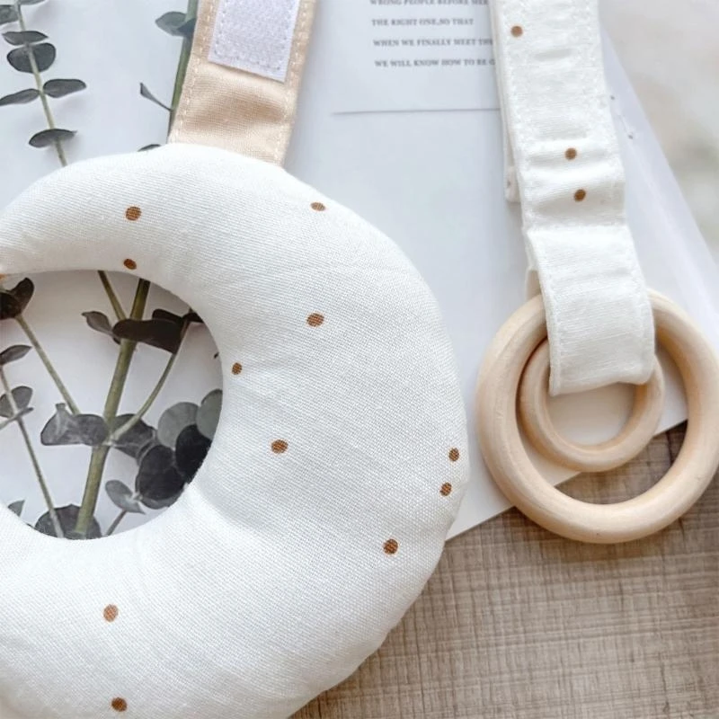 Y4QA 3 Pieces Baby Gym Toy Toy Hanging กิจกรรมเล่นเล่นยิมชุดของขวัญแรกเกิด