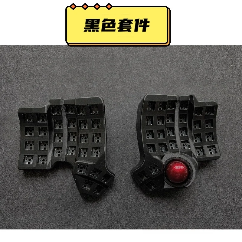 Charybdis Trackball Draadloze Toetsenbord Kit Bluetooth Split Toetsenbord QMK/ZMK/VIA Aangepaste Hot-Swap DIY Ergonomische Gaming Toetsenborden