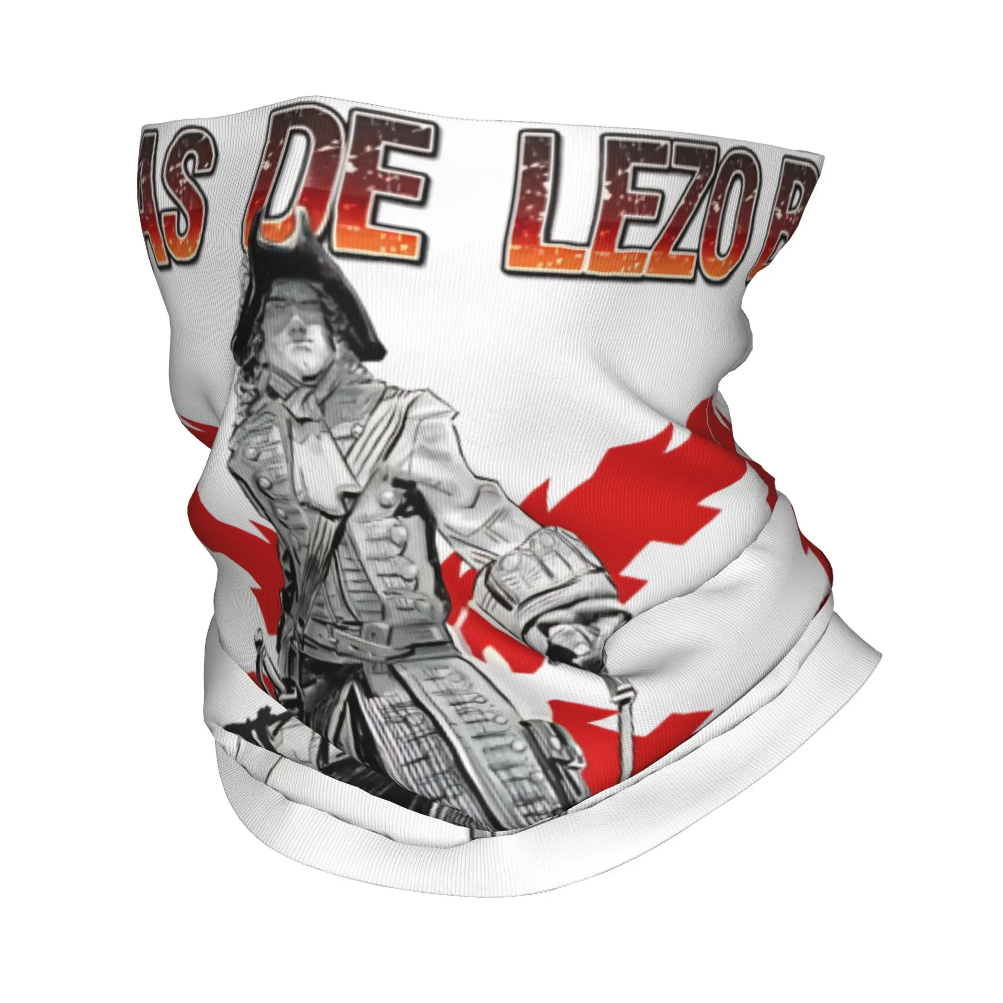 Blas de Lezo - Bandana con bandera de España y cruz burdeos, pañuelo para el cuello, máscara estampada, bufanda, diadema cálida, para pesca, unisex, para adultos, lavable