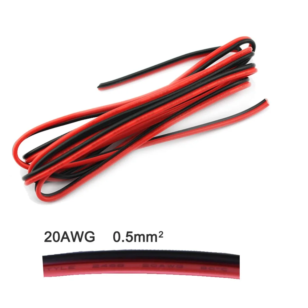 LED 스트립 테이프 스트링 연결용 연장 케이블, 10m 20m 30m 2 핀 20 AWG UL2468 12v 24v, 전선 연결, 2x0.5mm