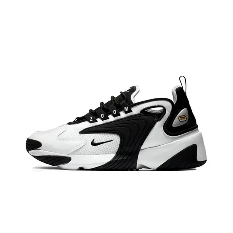 

Original Nike Zoom 2K Women's Running Shoes Wear Resistant Breathable Black White Panda Sneakers AO0354-100