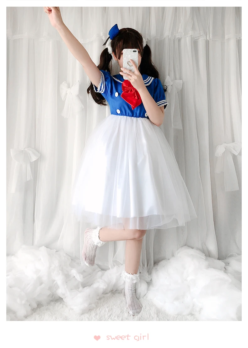 Robe Marinière Femme – Déguisement Marin – photo 4