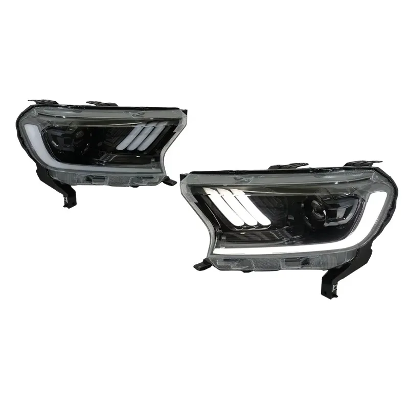 New Upgrade Car Headlights for Ranger Everest for 2016-2021 Mustang Style Bifocal Lens Styling LED Auto Headlight Assembly