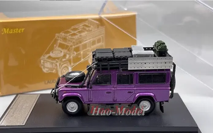 Master 1/64 For Land Rover Defender 110 SUV Alloy Diecast Car Model Toys Boys Birthday Gifts Hobby Display Simulation Ornaments