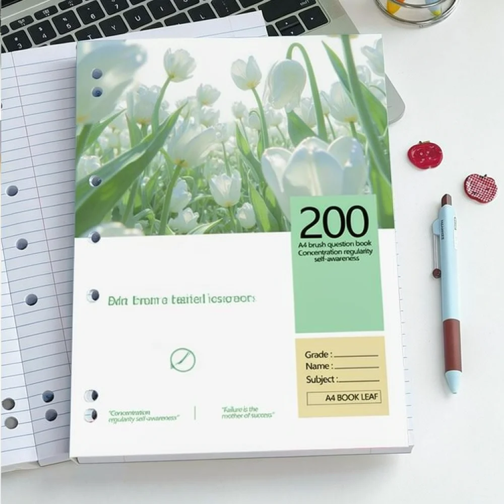 A4 Notebook Minimalist Journal Aesthetic American Style Thickened Paper Stationery Office School Study Note Writing Pad