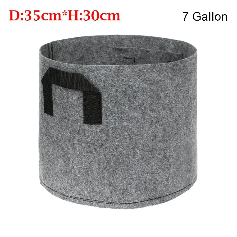 

Экологически выращивающие горшки для рассады серого цвета, мешки для выращивания рассады, сумка для картофеля, клубники, большой горшок для растений, домашний садовый инструмент
