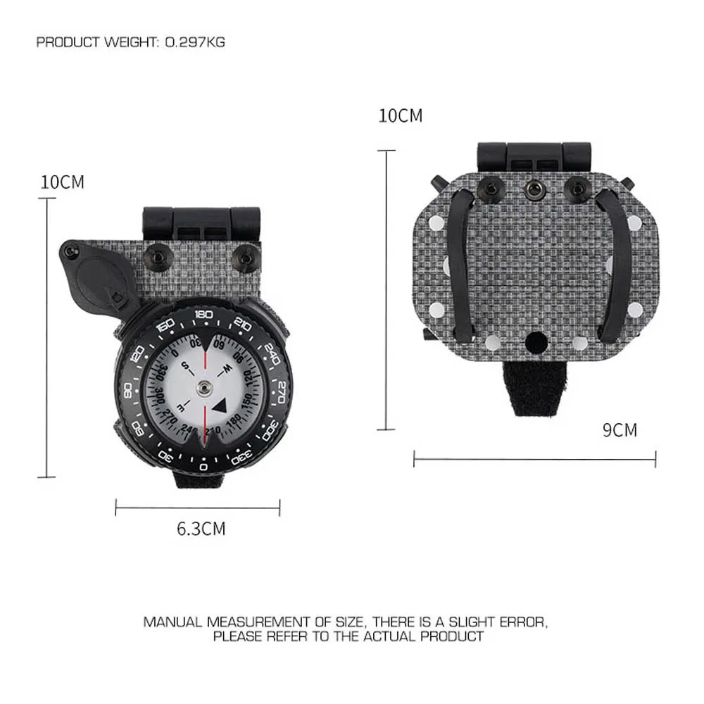Tactical Vest MOLLE Mount Phone Navigation Board With Compass GPS Navigation Holder Flippable Outdoor Hunting Camping Sport Gear