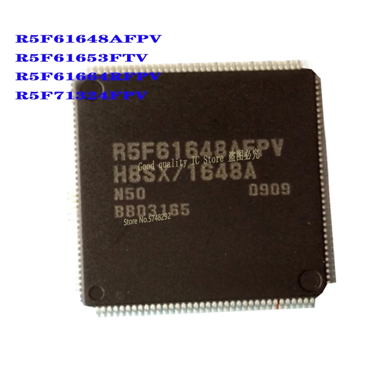 1PCS/LOT R5F61648AFPV R5F61648 R5F61653FTV R5F61653 R5F61664RFPV R5F61664  R5F71324FPV QFP R5F71324   new original IC