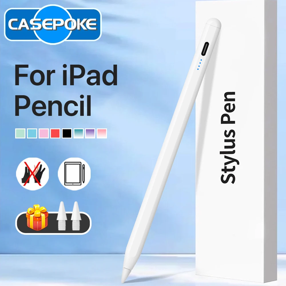 

New Stylus Pen For iPad A16 2025 For Apple Pencils Power Display Palm Rejection Pen For 2022 2021 2020 2019 2018 Pro iPad Pencil