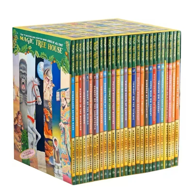 28 Books/Set Magic Tree House 1-28 English Reading Books Children's English Chapter Bridge Book