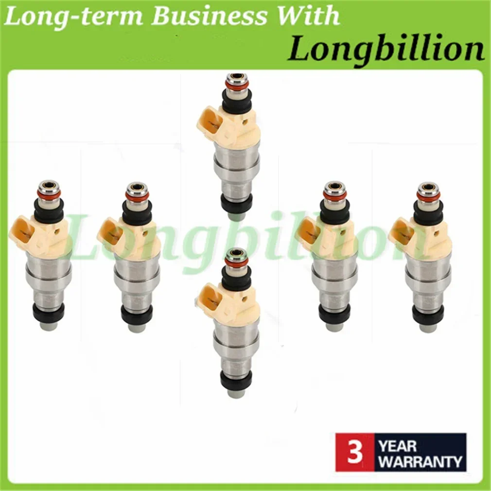 

6X Fuel Injector Fit for Mitsubishi Mirage Montero Galant Sigma Eclipse INP-051 INP051 MD111421 MD141263 68-FJ-128 Car Parts