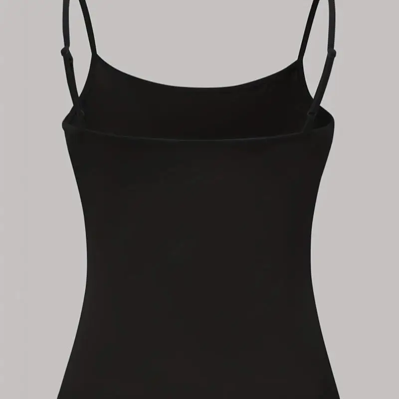 섹시한 컬러 여성 탱크탑 및 조끼 3피스 세트 순색 스트랩 조끼 중년 여성용 패셔너블 겨울 의상