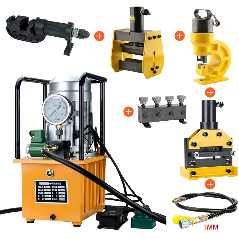 

Многофункциональный станок 4-в-1 мощностью 1,5 кВт для обработки медных шин: резка, гибка и пробивка