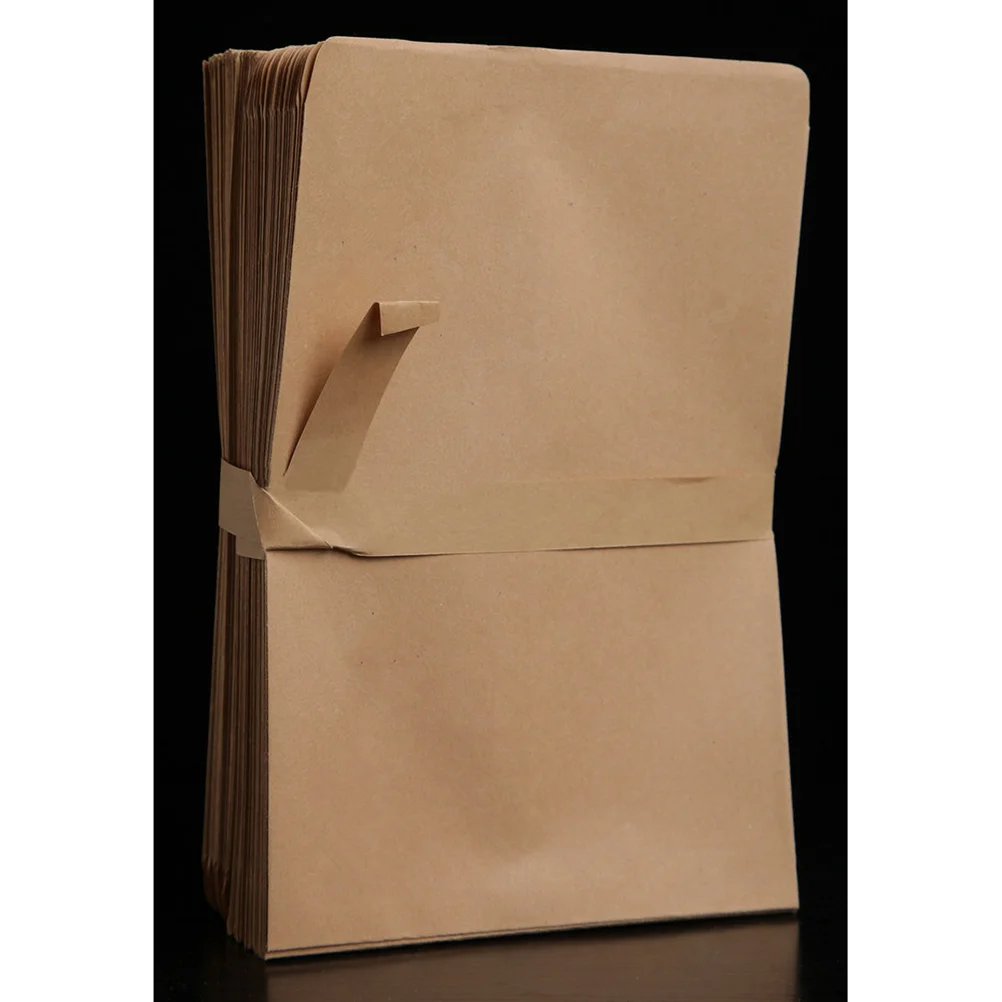 100Pcs 165x100mm Retro Blank Envelopes Thickening Kraft Paper Envelopes for Multipurpose Business Use Personal