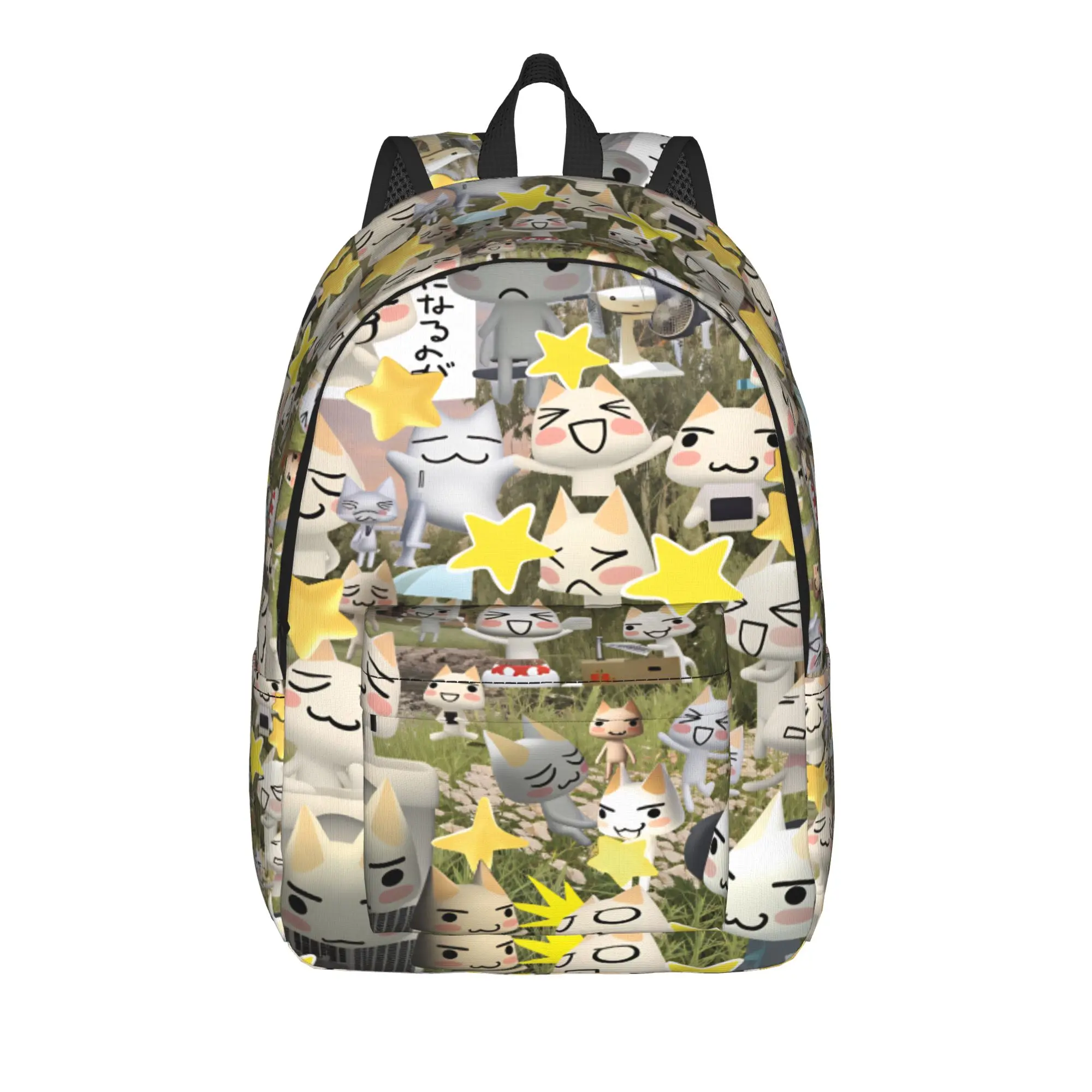 Toro Inoue Cat Backpack  Streetwear Backpacks Student Travel Soft High School Bags Custom Rucksack