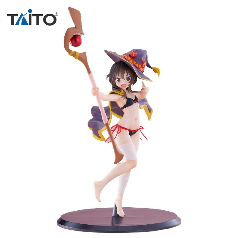 

In Stock Original TAITO Kono subarashi sekai ni shukufuku wo! Megumin PVC Anime Figure Action Figures Model Toys ﻿ ﻿