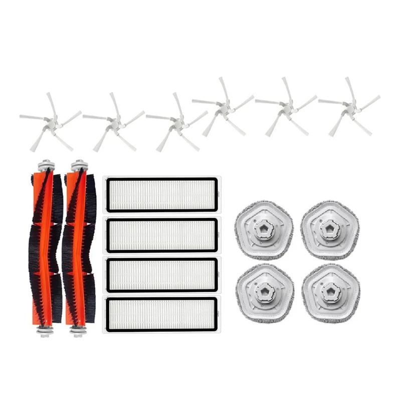 

For Dreame Bot W10 / W10 Pro Spare Parts Main Brush Side Brush Washable Hepa Filter Mop Cloth Replacement Accessories