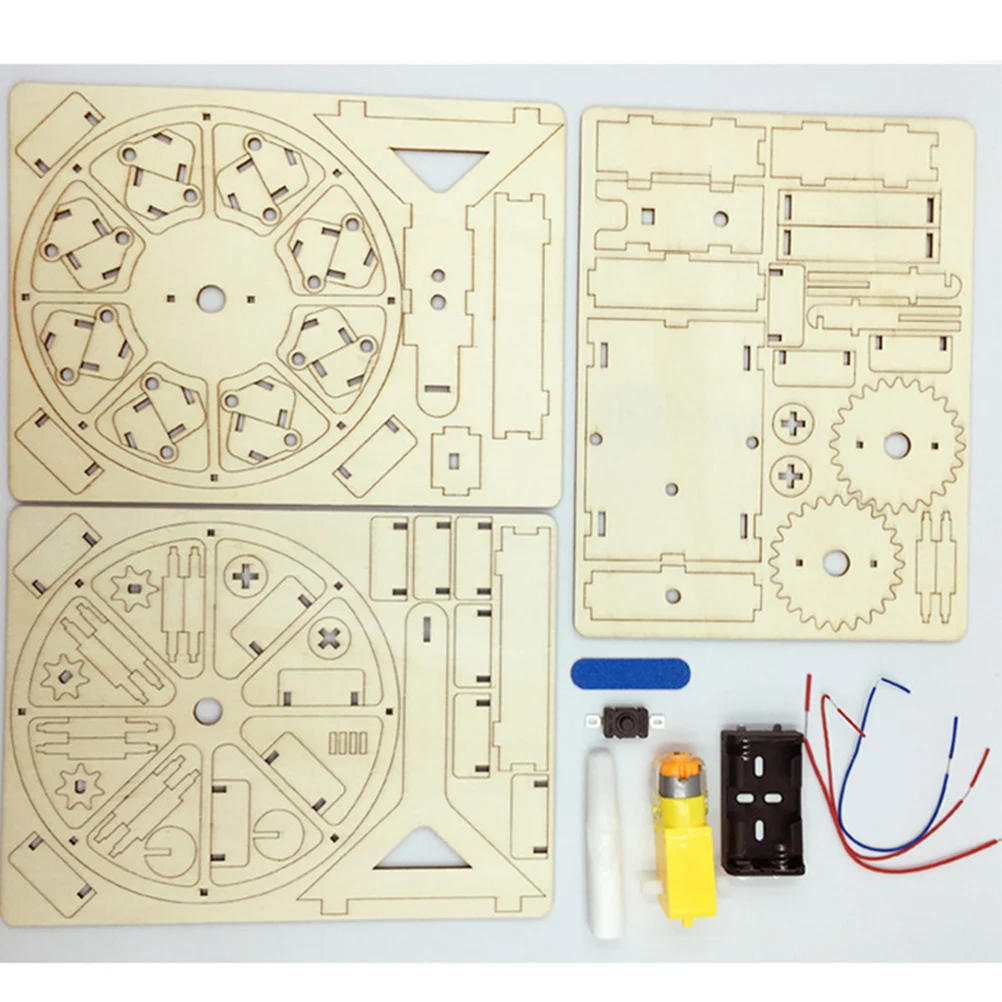 

DIY Electric Model Scientific Experiment Tool Educational Toy Building Blocks Kids Students Science Project Kit