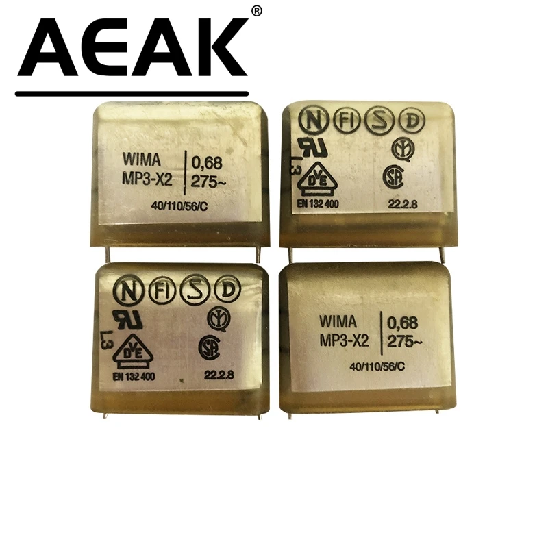 1PCS WIMA capacitor 275V MP3-X2 0.68UF 275VAC MP3-Y2 0.01UF 0.022UF 0.033UF 0.047UF 0.1UF 0.47UF 3.3UF 1NF 3.3NF 2200PF 250VAC