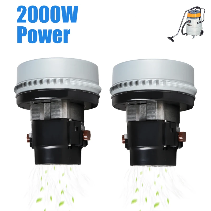 Industrial bucket vacuum cleaner powerful high-power 2000W commercial engineering water suction machine 90L auto vacuum cleaner