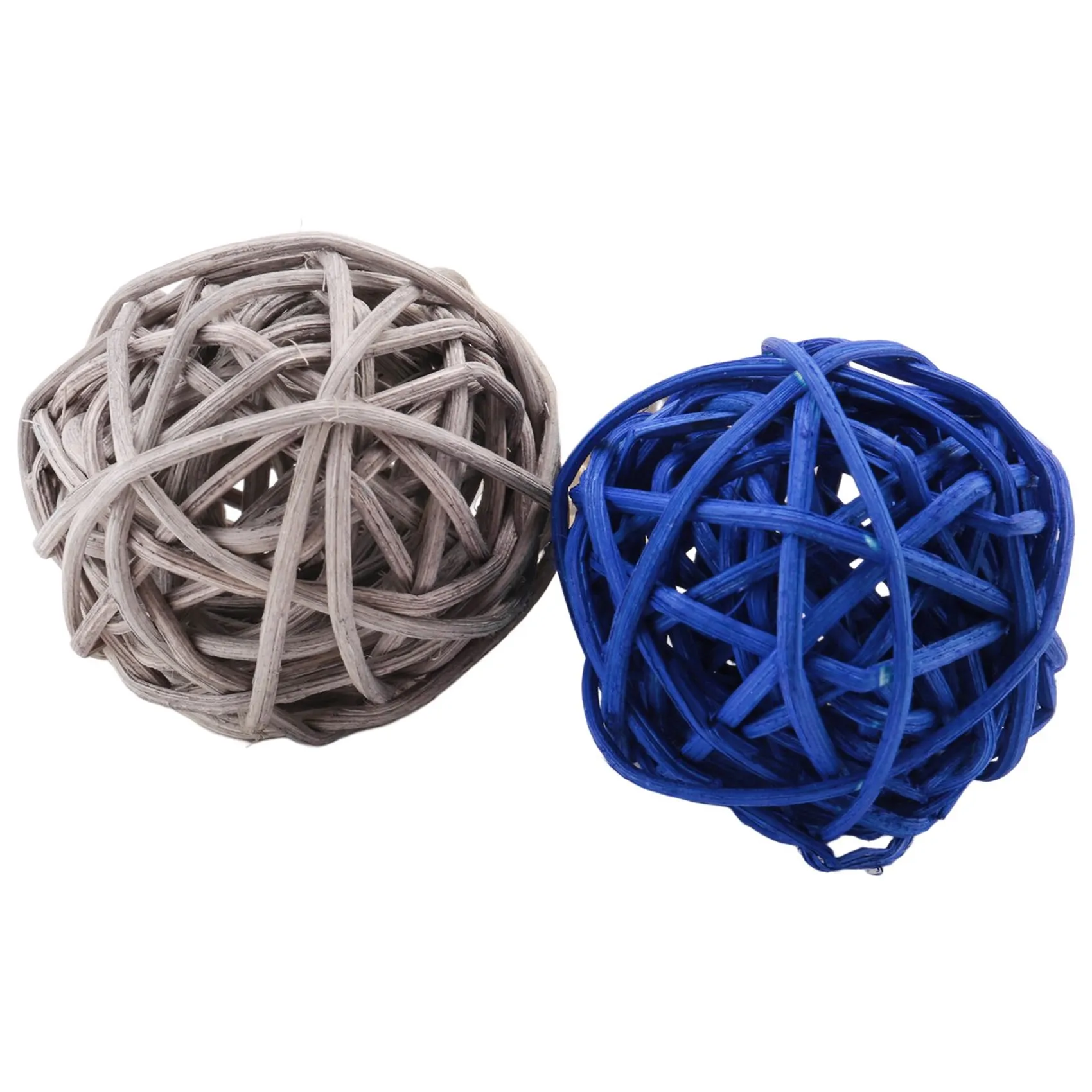 ABVT-60Pcs Rattan Balls Decorative Ball Orbs Vase Fillers Table Decor, For Ceiling Orb Grapevine Ball Decorations