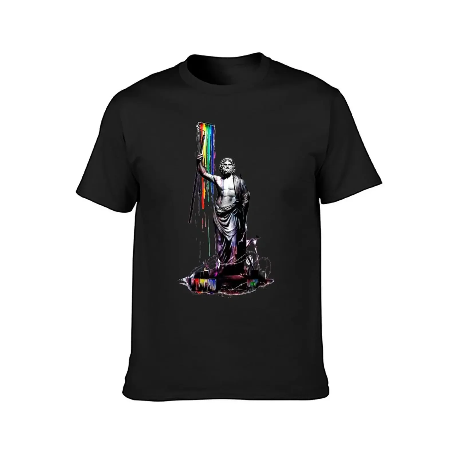 God of Graffiti T-Shirt vintage korean fashion T-shirt men