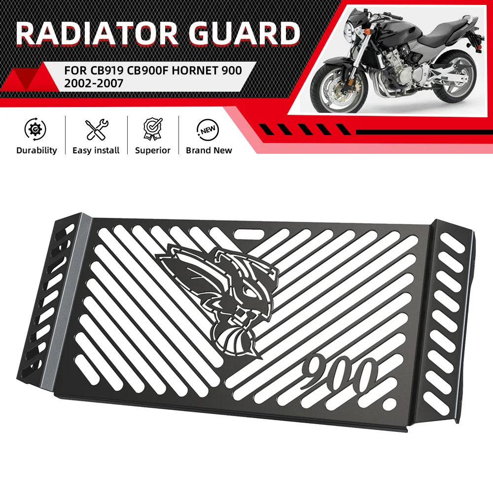 CNC Radiator Grille Guard Cover Protector For Honda CB919 CB900F Hornet 900 2002 2003 2004 2005 2006 2007 Motorcycle Accessories