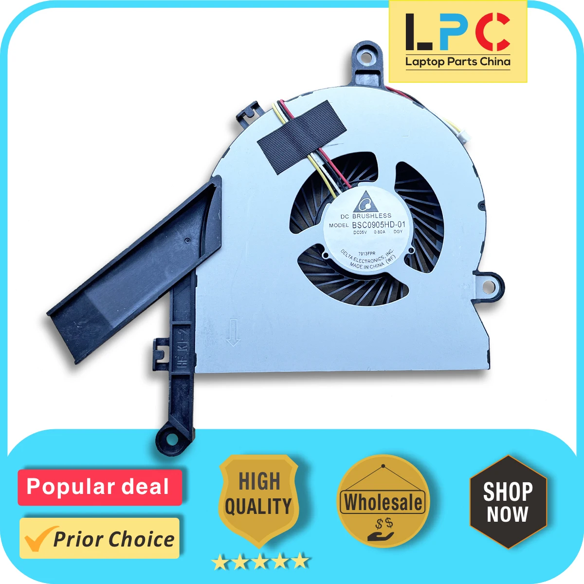 

For HP 22-d 24-d All in One CPU Cooling Fan BSC0905HD-01 New Original Laptop Cooler Radiator Heat Sink