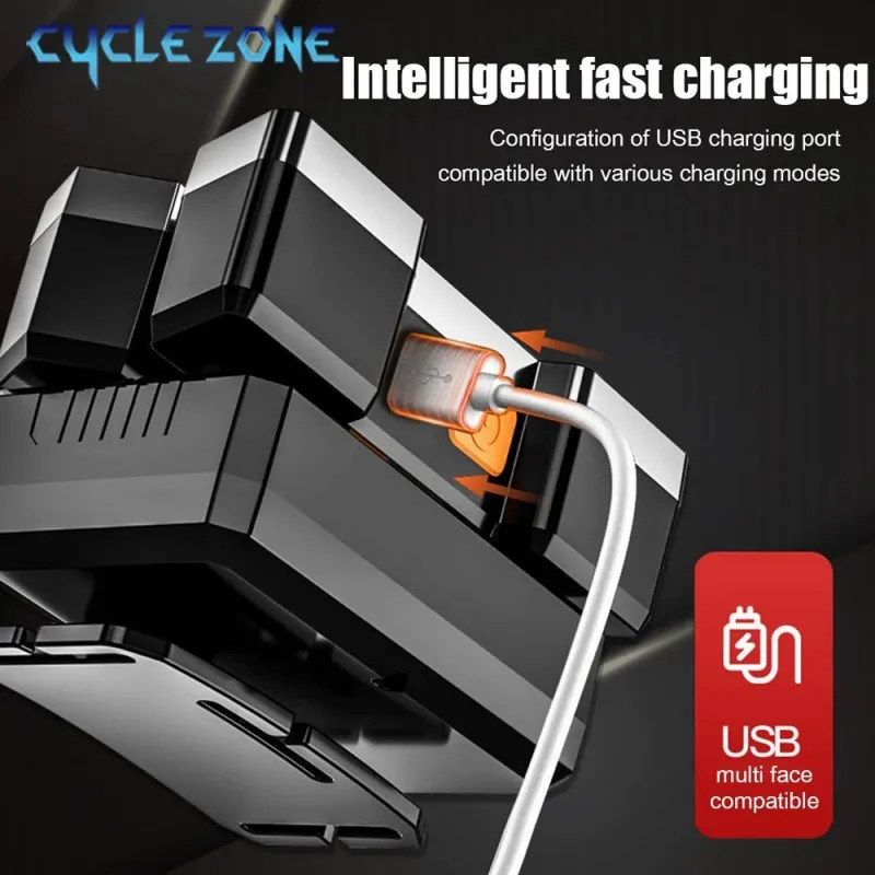 Portable 5 LED Headlight USB Rechargeable Headlamp Built in Battery Outdoors Camping Adventure Fishing Head Light Flashlight