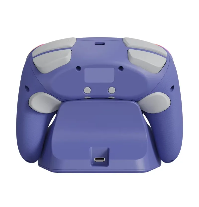 Gaming for Switch/Tablet/Android/PC with Wireless Charging Base, Mechanical Button Game Controller