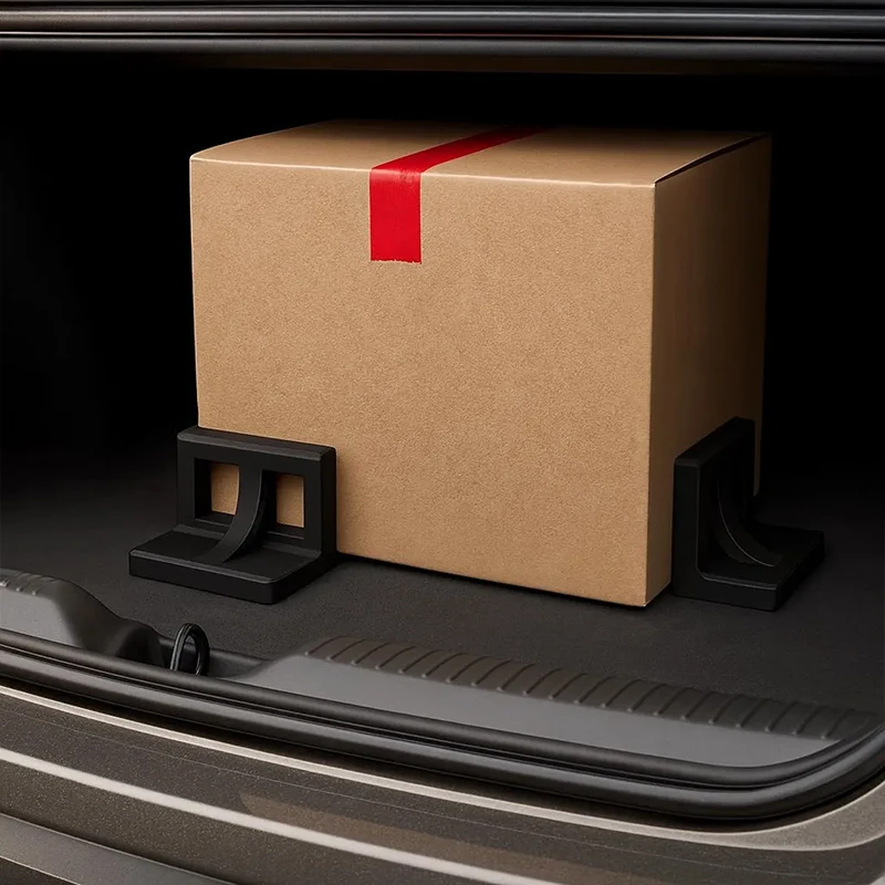 

2pcs Car Trunk Storage Rack Compact Velcro Mounting Bracket For Volkswagen Audi BMW Tesla Volvo Skoda Cupra Etc Car Accessories