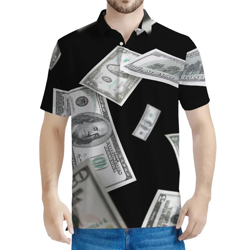 Men's Short Shirt T-shirt Informal Street Shirt Button Summer