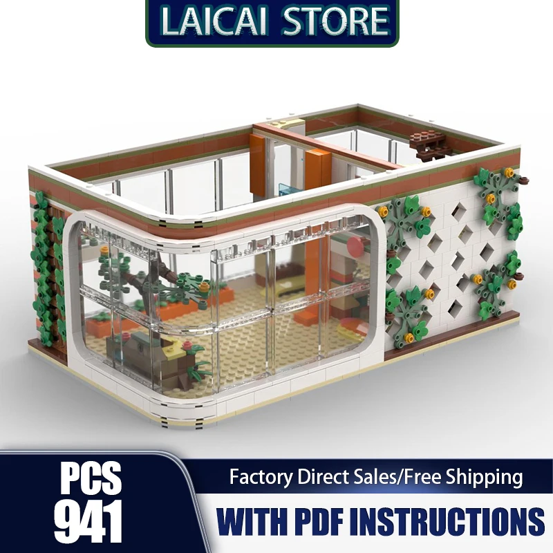 Modular City Building Model Moc Building Blocks Friendships Building Model Technology Bricks DIY Assembly Holiday Toy Set Gifts