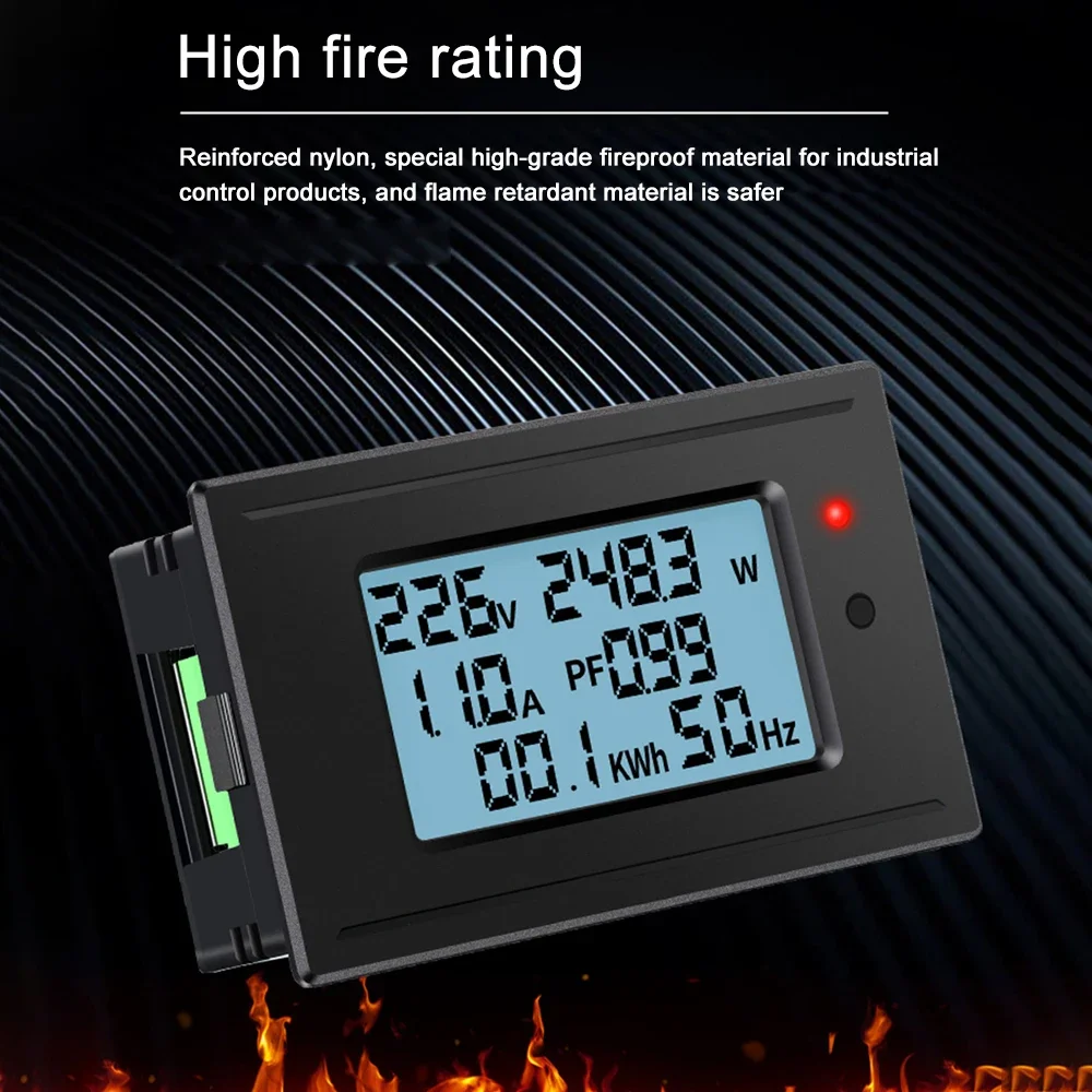 Digitale Voltmeter Amperemeter Ac Voltage Current Meter Volt Detector Tester Monitor Panel Power Wattmeter Meter