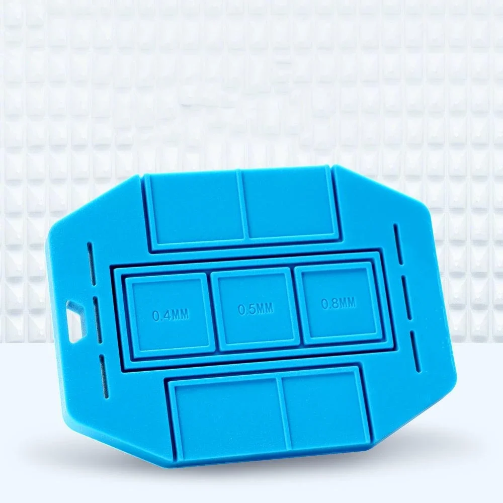 Almohadilla de silicona BGA, estera aislante, plantilla Universal BGA, Base magnética para CPU IC, soldadura de Chip, herramientas de Reballing BGA