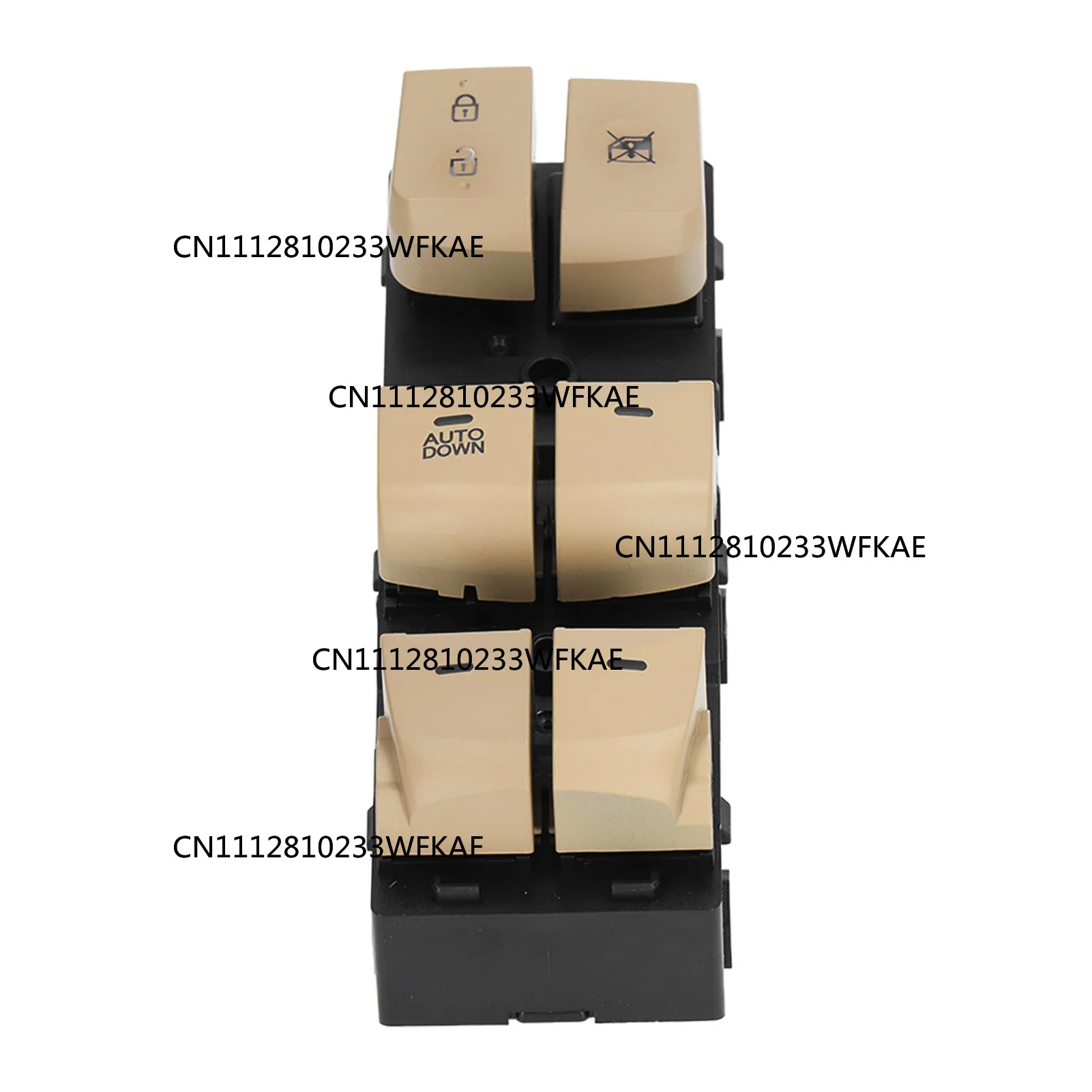 Power Window Control Master Switch 93570 3X000 Black Replacement for Hyundai Elantra 2011 2012 2013 2014 2015
