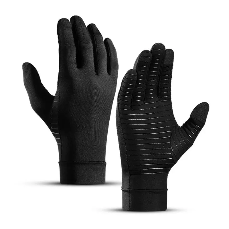 2 Stück Arthritis-Handschuhe, Druckhandschuhe für Arthritis bei Frauen und Männern, lindern Karpaltunnelschmerzen, rheumatisch, bequeme Passform, L