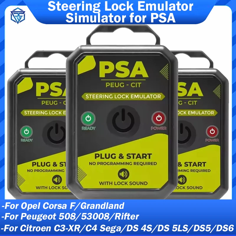 

Steering Lock Emulator Simulator for PSA for Peugeot 508/3008/Rifter for Citroen for Opel 2011 and Up With Lock Sound
