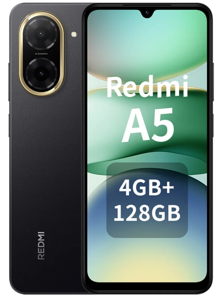 الإصدار العالمي للهاتف الذكي Xiaomi Redmi A5 4G بشاشة 6.88 بوصة 120 هرتز وبطارية 5200 مللي أمبير في الساعة وكاميرا حقيقية بدقة 32 ميجابكسل ومقبس صوت 3.5 ملم