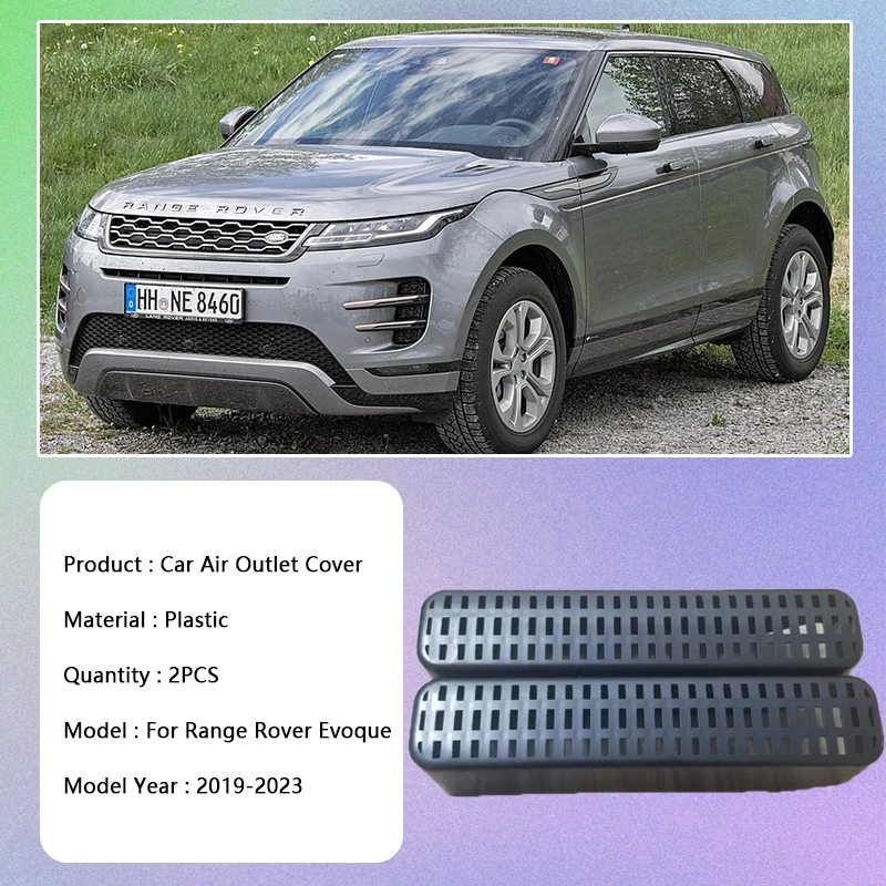 For Range Rover Evoque L551 2019 2020 2021 2022 2023 Air Conditioner Duct Outlet Grille Cover Cap Protective Car Accessories