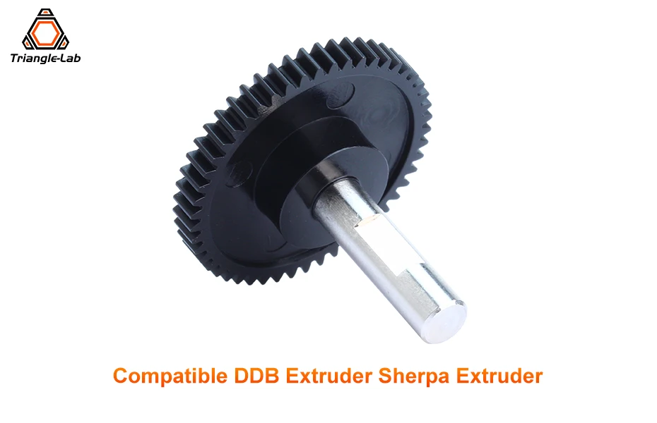 Trianglelab DDB Extruder Wellenbaugruppe mit Zahnrad für DDB Sherpa Extruder Upgrade-Set mit Schraube für Primärantrieb 1,75/5,0 mm für 3D-Drucker – Detail 19