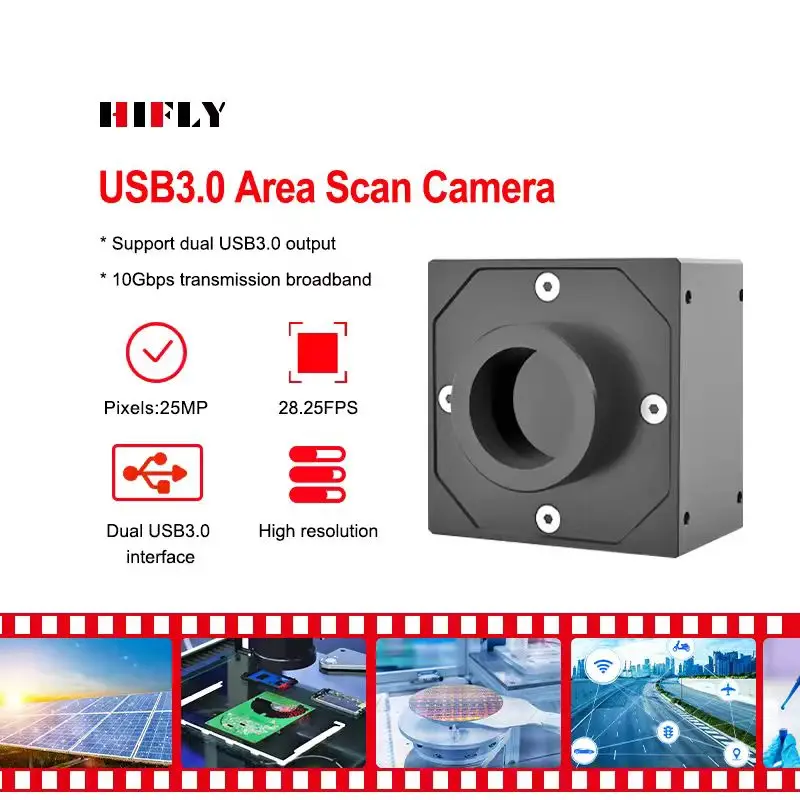 High Resolution 25MP Double USB3.0 Machine Vision 1.1