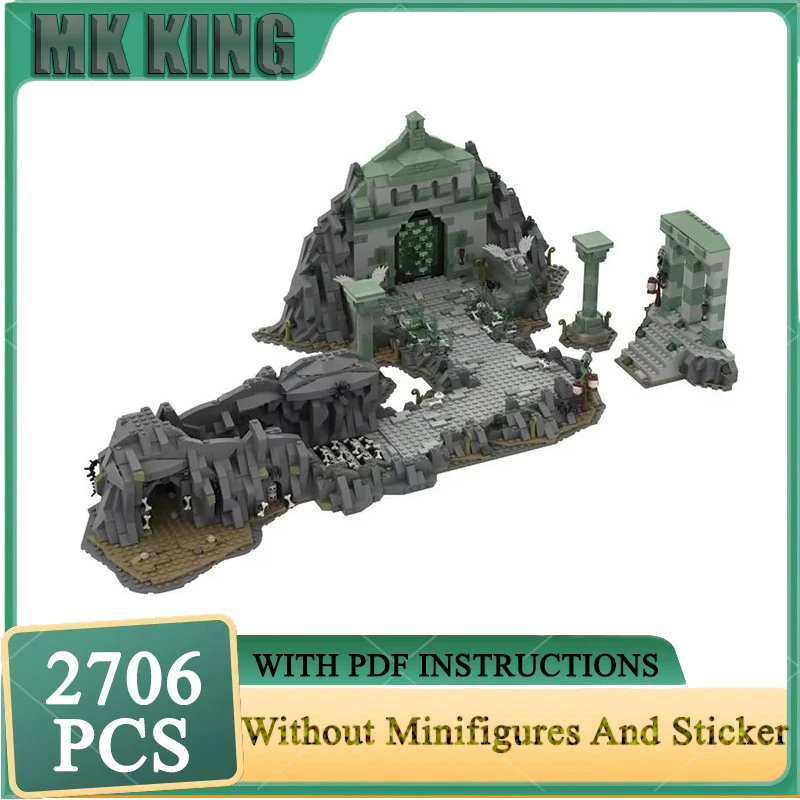 

Волшебные кольца Moc, строительные блоки, сцена из фильма, дорожки мертвых, модель, технология, кирпичи, сделай сам, сборка, вид на улицу, подарки, игрушки