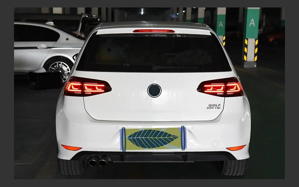 Archaic Modified Full LED VW Rear Lamp Plug & Play For  MK7 Golf 7 2013-2021 LED Tail Lights