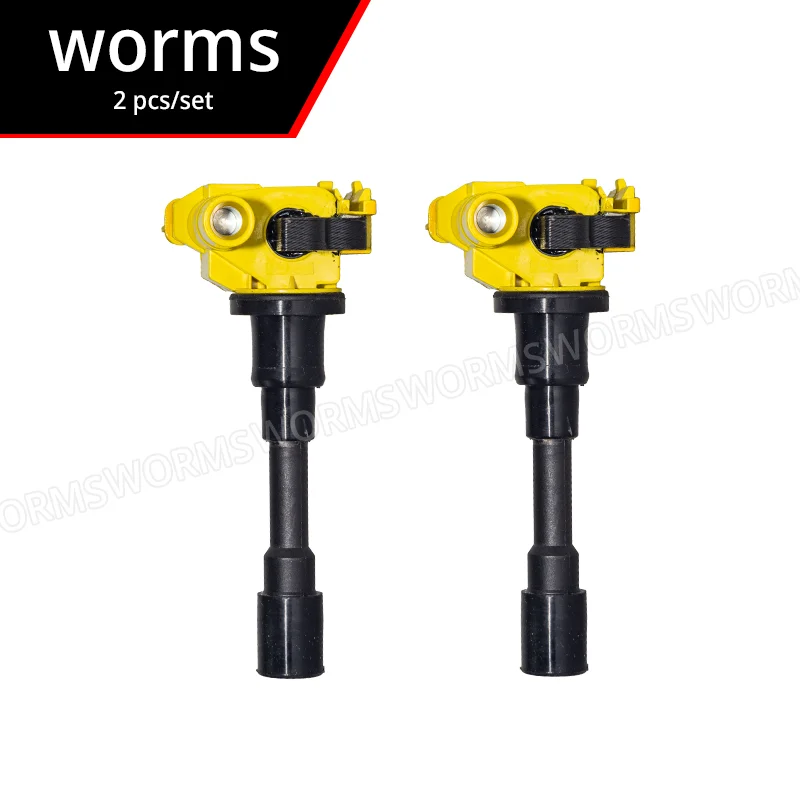 Worms Racing Ignition Coil Pack 2Pcs Performance For Suzuki Esteem Aerio Baleno Jimny1.6L 33400-65G00 Sistema De Ignición