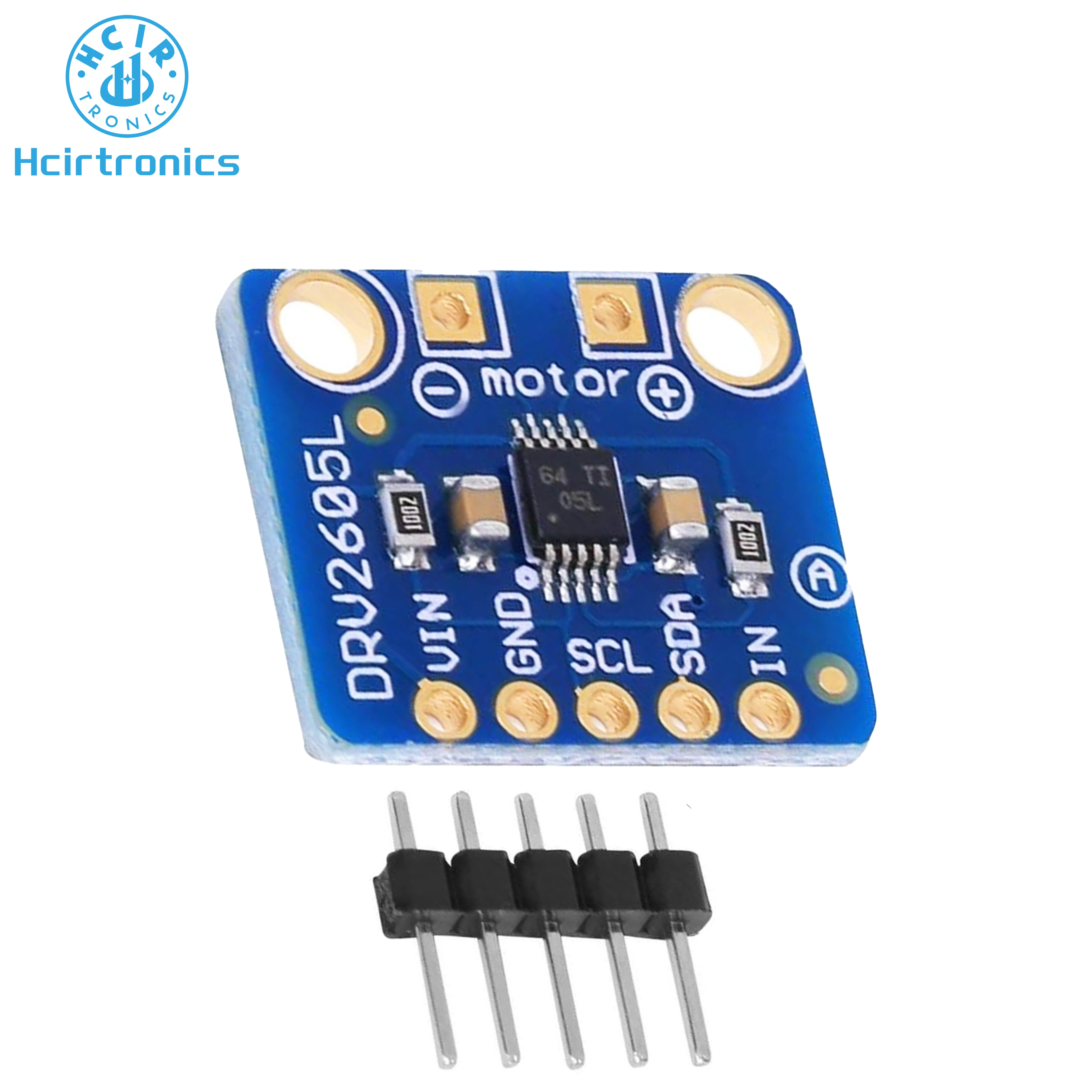 DRV2605L Haptic Motor Driver Module with IN / TRIG General Pin Haptic Motor Driver Controller Board for Arduino