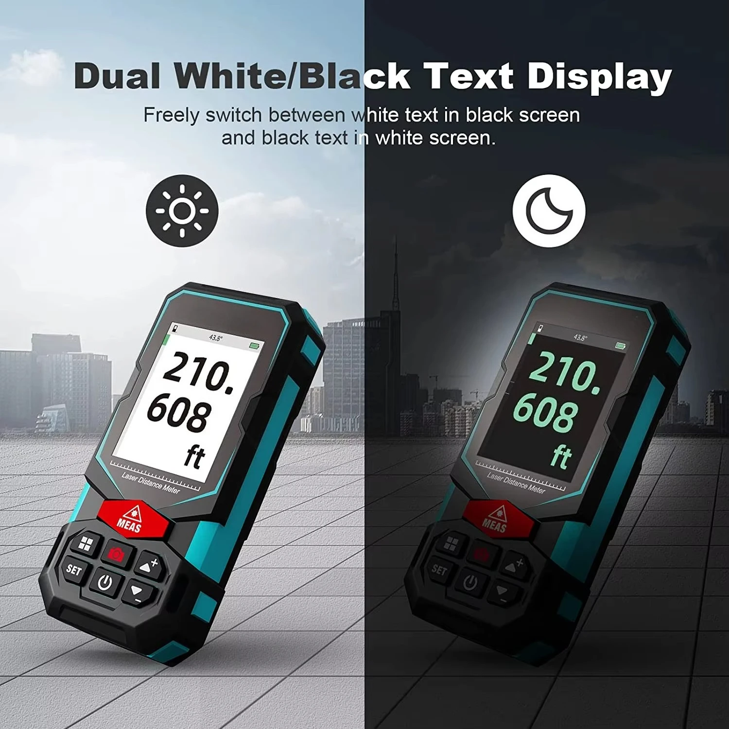330Ft Laser Distance Meter 2.4