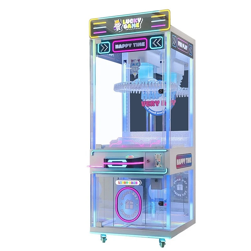 

Customized large 60-clip colorful clip machine gift vending machine turntable doll grabbing scan code coin